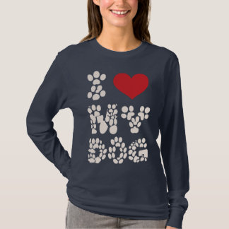 Drucke von Liebe - Ich ❤️ mein kühlem T-Shirt