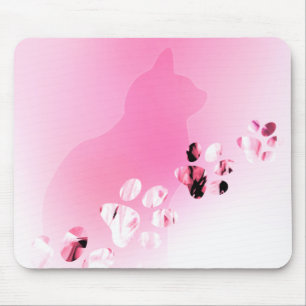 Drucke von Paw, Katze, Hund, Welpe für Heimtiere Mousepad