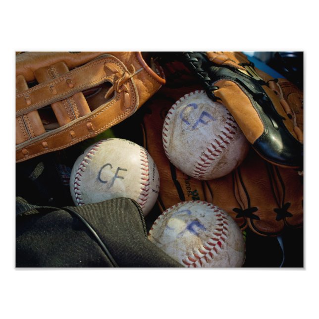 DRUCKEN - "Baseball in Clark Fork" Fotodruck (Vorne)
