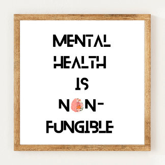 Drucken des Poster für psychische Gesundheit