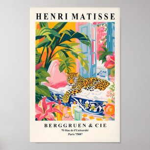 Drucken im Badezimmer, Leopard Mauer Kunst, Maxima Poster