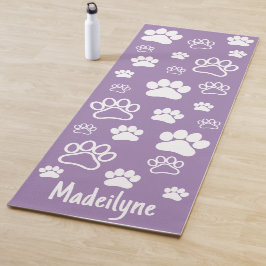 Drucken mit Doga-Handgeschriebenem Monogramm-Prana Yogamatte