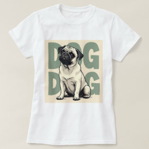 Drucken mit Mops T - Shirt