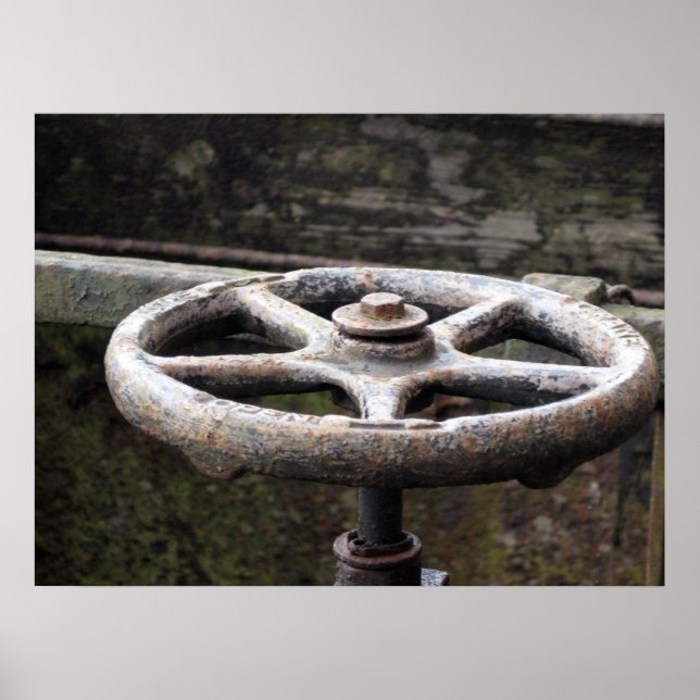 Drucken mit rostfreiem Ventil Poster (Vorne)