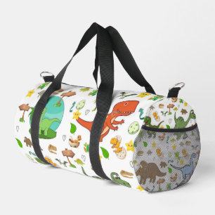 Drucken Schneiden Nähen Tasche Duffel Dinosaurier