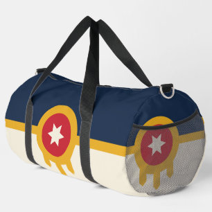 Drucken, Schneiden, Nähen Tasche mit der Flagge vo