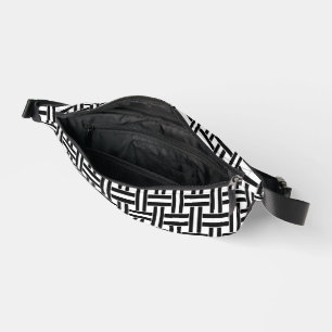 Drucken Schneiden Nähen Tasche Schwarz & Weiß Stre