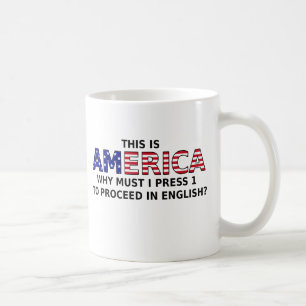 Drücken Sie 1 um fortzufahren Lustiger Becher Humo Kaffeetasse