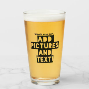 Drucken Sie auf einem BIERGLASS - Pic hochladen, T Glas
