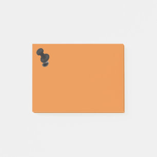 Drücken Sie Button-Schwarzes Post-it Klebezettel