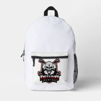 Drucken Sie das Rucksack-RÜCKERSTATTUNGSSPIEL schn Bedruckter Rucksack