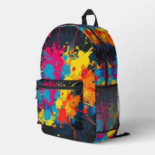Drucken Sie den Spritzer-Rückpack mit Farbfarbe au Bedruckter Rucksack