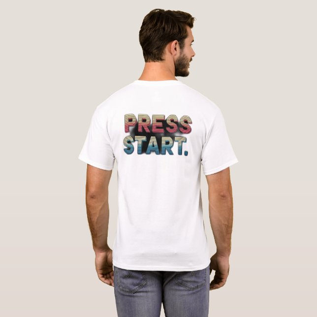 Drücken Sie den T - Shirt Start. (Schwarz voll)