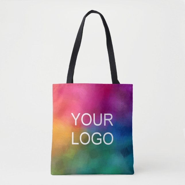 Drucken Sie den Text für Ihr eigenes Firmenlogo au Tasche (Vorderseite)