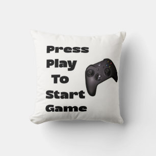 Drücken Sie die Taste, um StarT Game Pillow zu spi Kissen