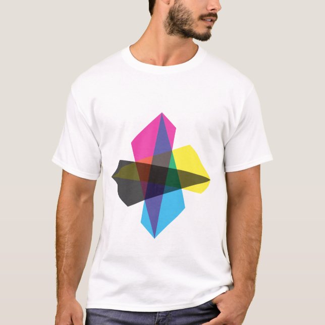 Drucken Sie diese Farben T-Shirt (Vorderseite)