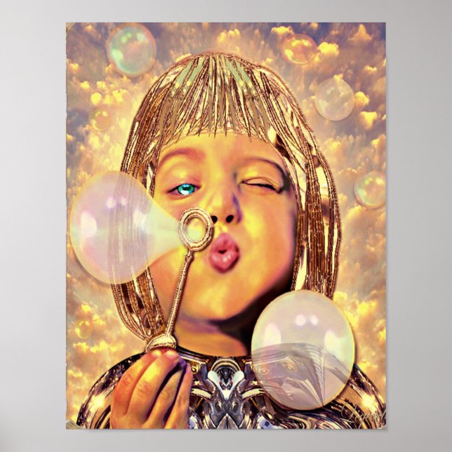 Drucken Sie einen Augenblick Poster (Vorne)