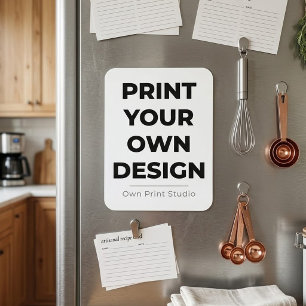 Drucken Sie Ihr eigenes Design Mein eigenes auf Magnet