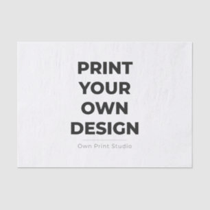 Drucken Sie Ihr eigenes Design   Mein eigenes auf  Seidenpapier