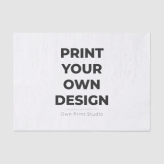 Drucken Sie Ihr eigenes Design | Mein eigenes auf Seidenpapier