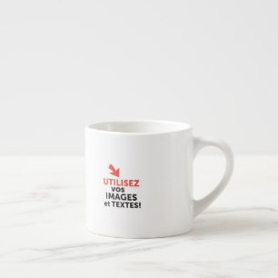 Drucken Sie Ihre Designs online auf Französisch Espressotasse