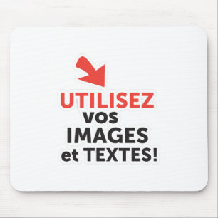 Drucken Sie Ihre Designs online auf Französisch Mousepad