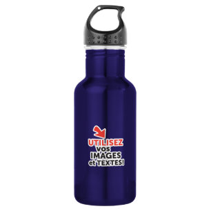 Drucken Sie Ihre Designs online auf Französisch Trinkflasche