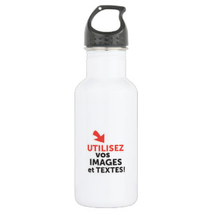 Drucken Sie Ihre Designs online auf Französisch Trinkflasche