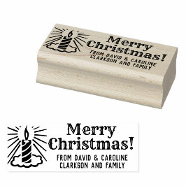 Drucken Sie Ihre eigene Weihnachtsgeschenk-Tag-Nac Gummistempel