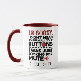 Drücken Sie Ihre Tasten Mama Holiday Gag Tasse