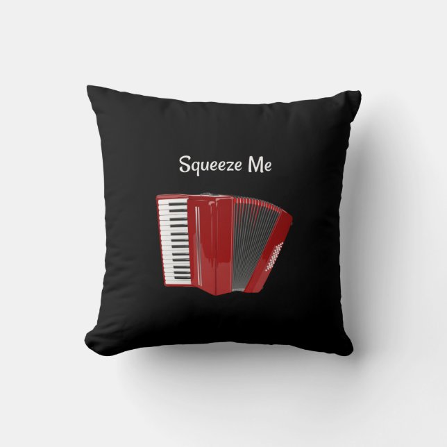 Drücken Sie mich, Red Accordion, Kissen (Vorderseite)