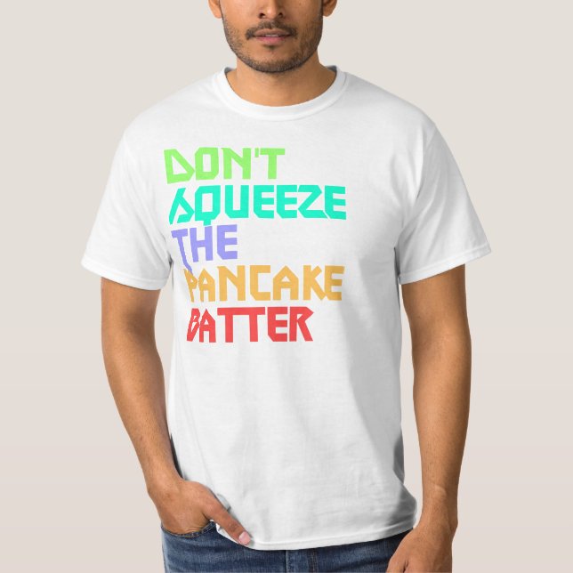 Drücken Sie nicht das gelegentliche Shirt des (Vorderseite)