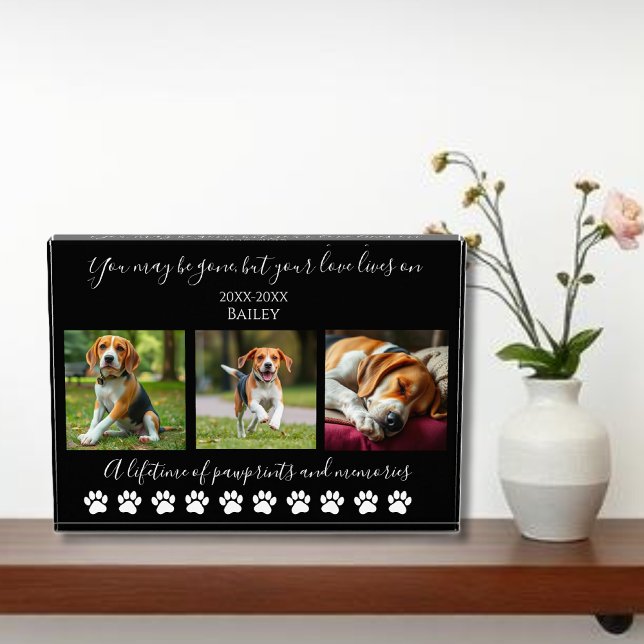Drucken und Erinnerungen nach eigenem Ermessen für Fotoblock (Paw Prints & Memories-Custom Pet- Photo Block)