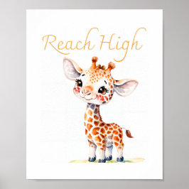 Drucken von Aquarellfarben mit inspirierendem Zita Poster