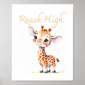 Drucken von Aquarellfarben mit inspirierendem Zita Poster