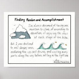 Drucken von Leidenschaft und Akquisition Poster
