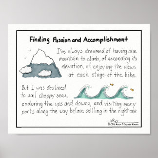 Drucken von Leidenschaft und Akquisition Poster