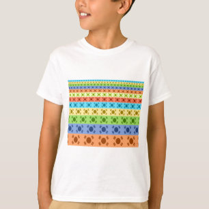 Drucken von mehrfarbigen koreanischen Flaggen T-Shirt