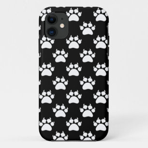 Drucken von weißen Katzenpasten und -mustern Case-Mate iPhone Hülle