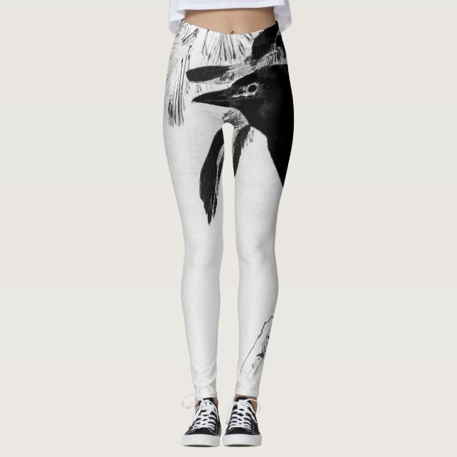 DRUCKENDE Leggings JAPANISCHE DRUCKE (Vorderseite)