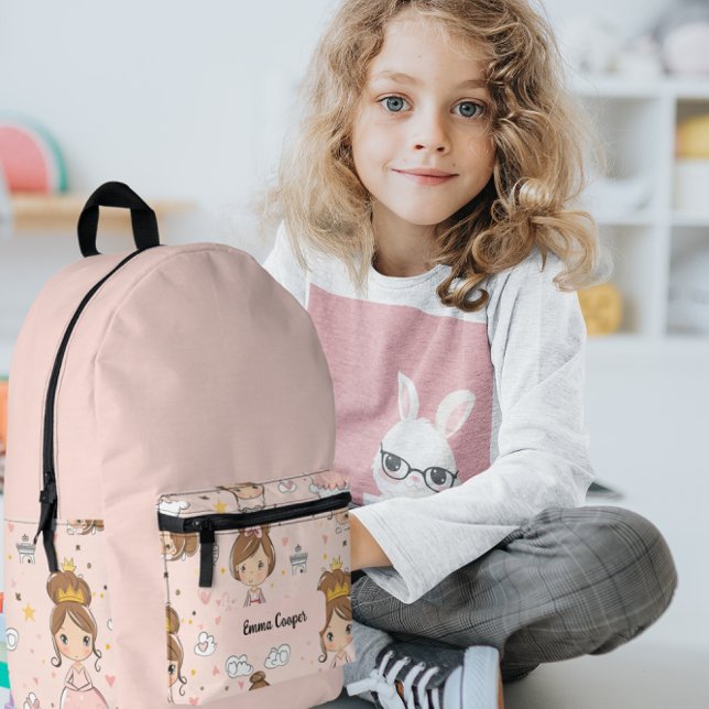 Druckereien & Herz-weiche Pastelle Kinder Bedruckter Rucksack (Von Creator hochgeladen)