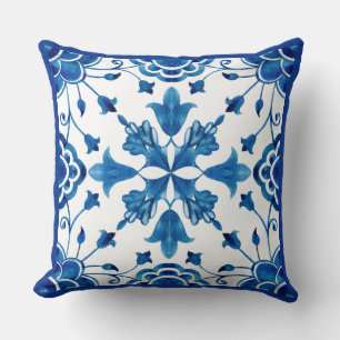 Druckkissen für die Sommermediterrane Blume Kissen