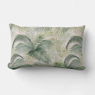 Druckkissen mit Palmwedel Lendenkissen