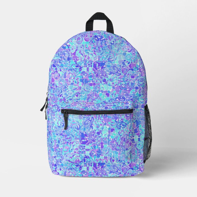 Druckknopfbeutel Bedruckter Rucksack (Vorderseite)