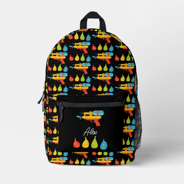 Druckknopfbeutel Bedruckter Rucksack (Vorderseite)