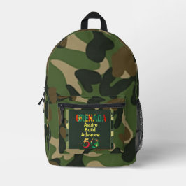 Druckknopfbeutel Bedruckter Rucksack