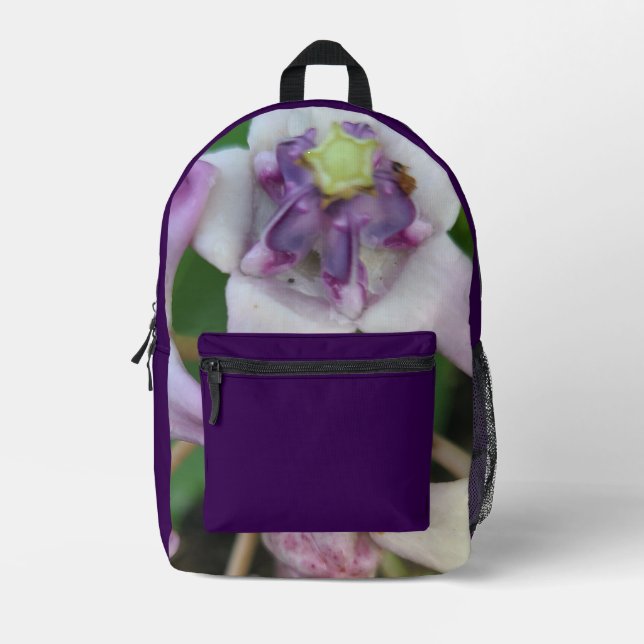 Druckknopfbeutel Bedruckter Rucksack (Vorderseite)