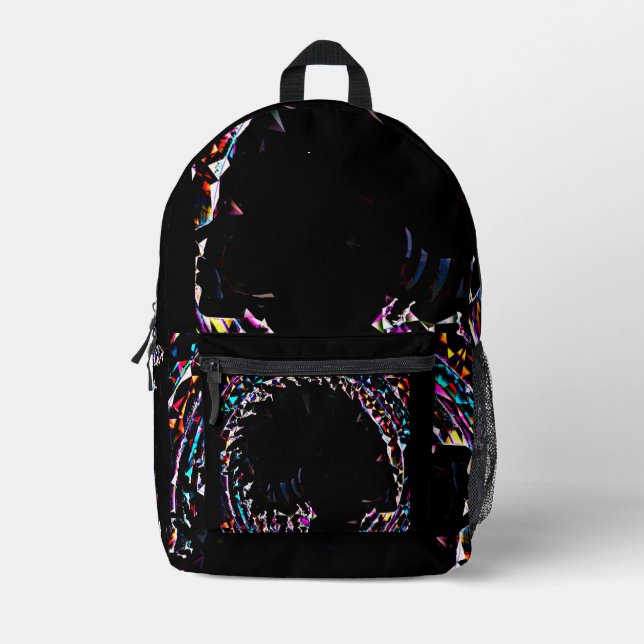 Druckknopfbeutel Bedruckter Rucksack (Vorderseite)