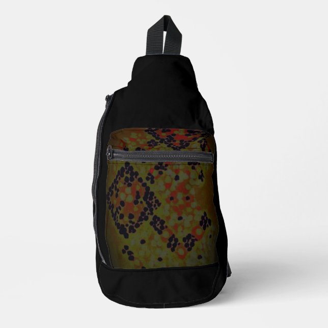 Druckknopfbeutel Crossbody Bag (Vorderseite)