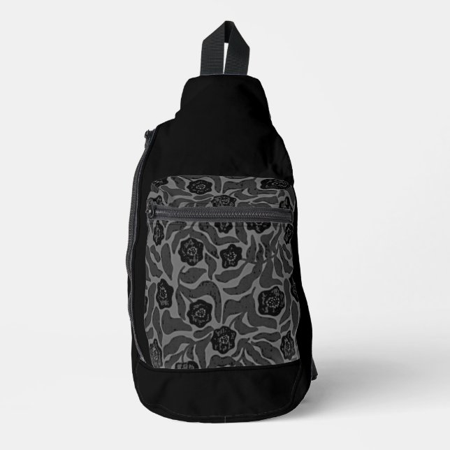 Druckknopfbeutel Crossbody Bag (Vorderseite)